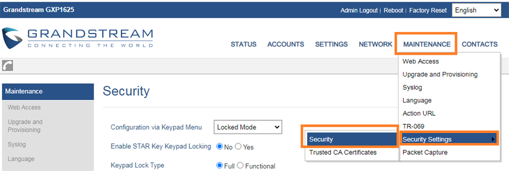 lock-setting-grandstream-gxp1625